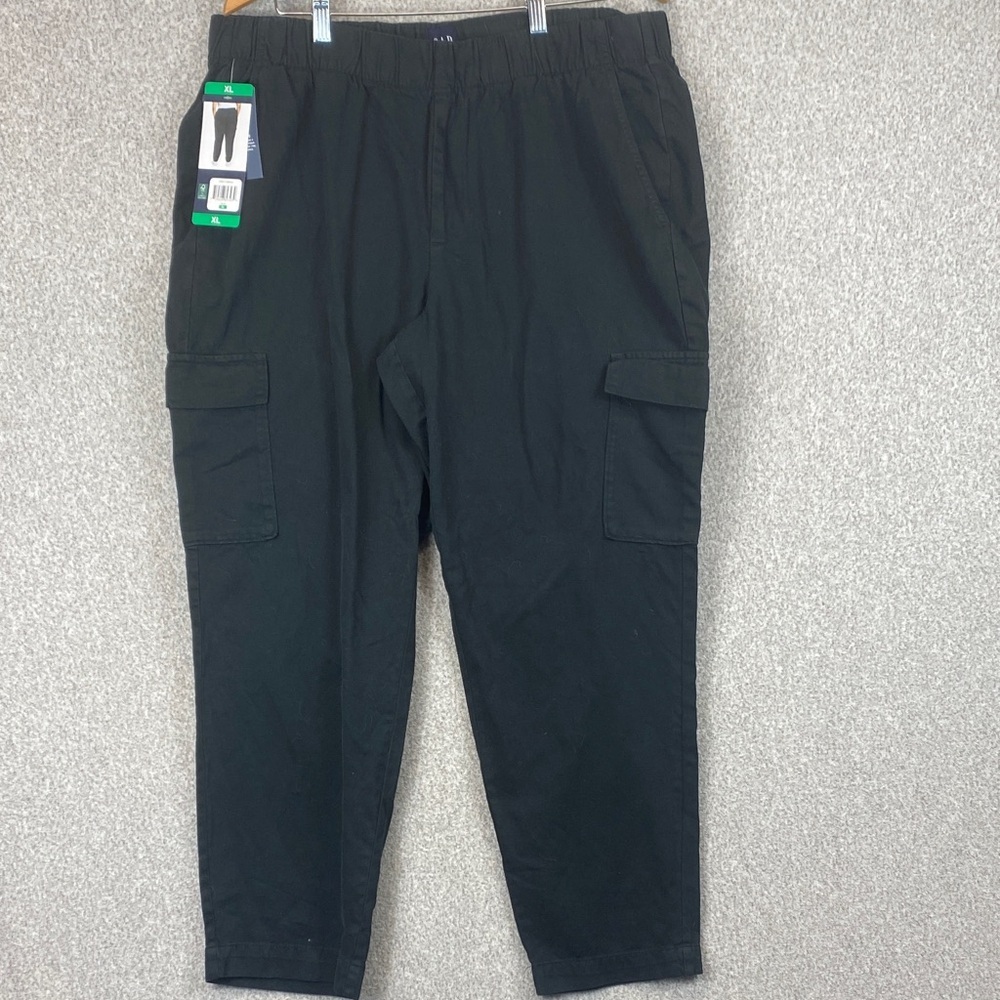 Gap cargo pants XL cotton twill black casual comfy streetwear comfy